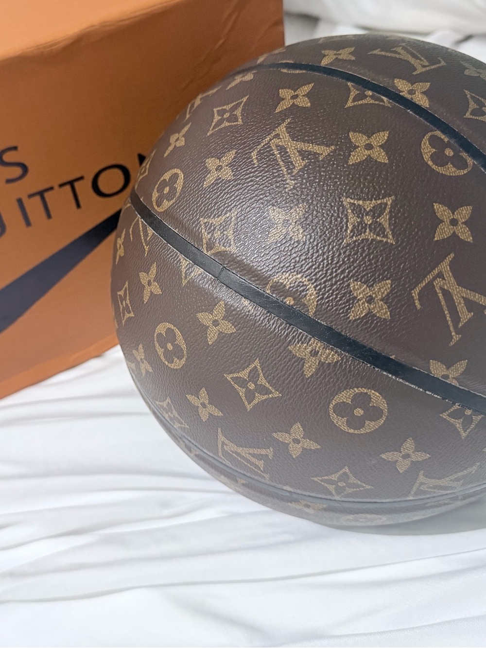 Novelty  Monogram Basketball in Brown - Picture 10 of 10